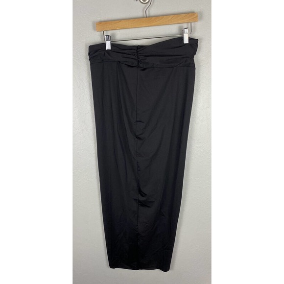 NWT Skims Swim Sarong Maxi Skirt Size XL in Onyx Black - Picture 2 of 6